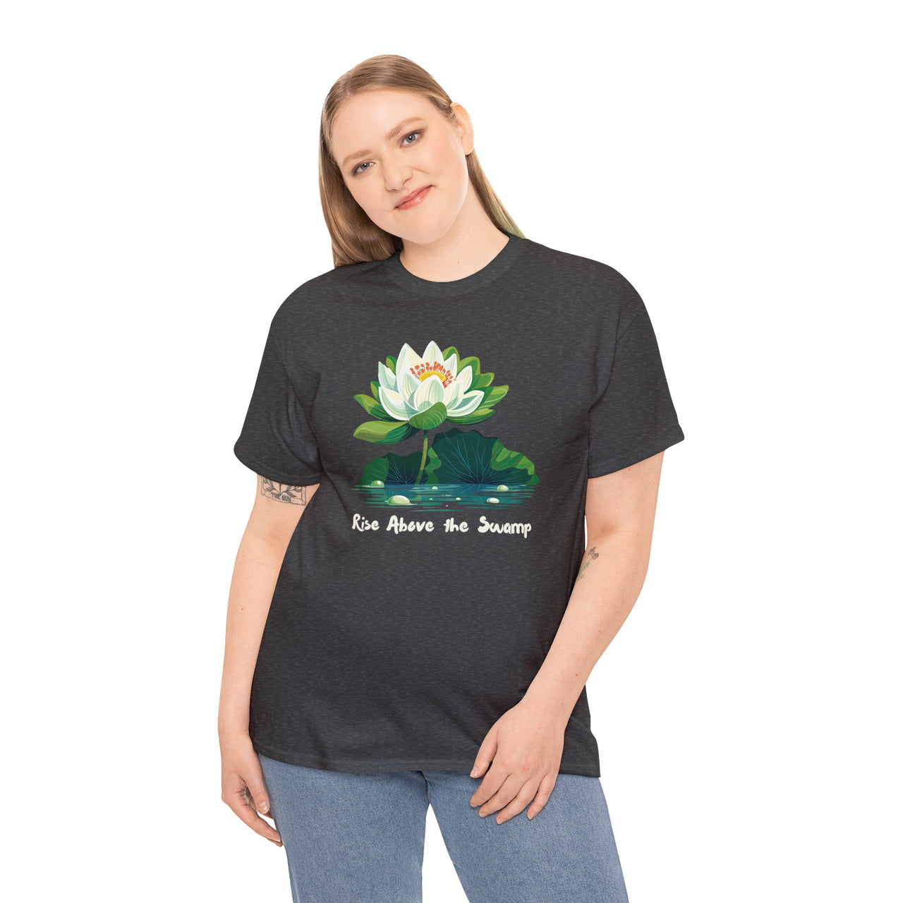 "Rise Above the Swamp" Unisex Heavy Cotton Tee