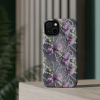 Thumbnail for Purple Sweet Pea MagSafe Tough Cases for iPhone 14, iPhone 14 Pro, iPhone 14 Plus, and iPhone 14 Pro Max