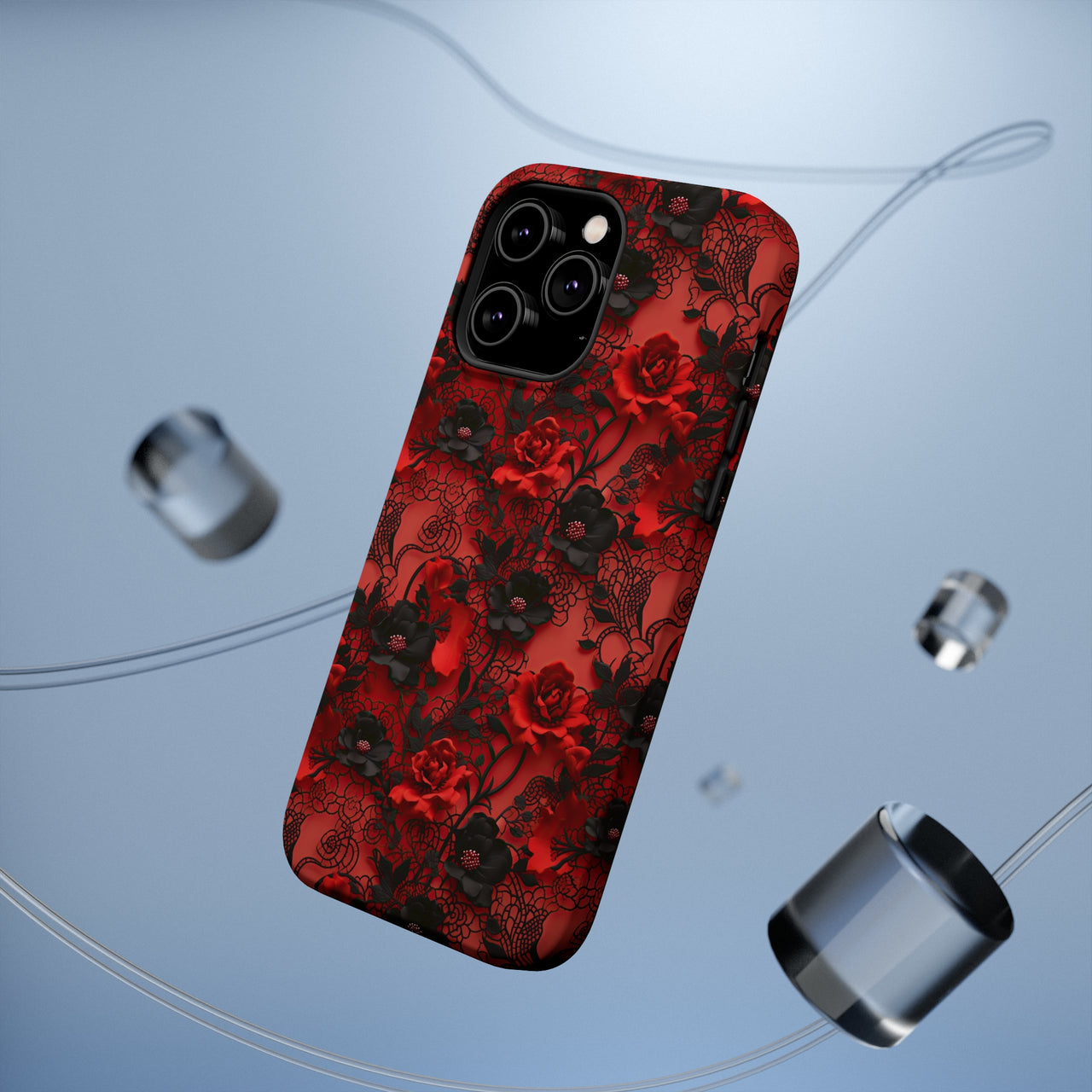 Gothic Rose MagSafe Tough Cases for iPhone 14, iPhone 14 Pro, iPhone 14 Plus, and iPhone 14 Pro Max