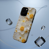 Thumbnail for White and Yellow Floral MagSafe Tough Cases for iPhone 13, iPhone 13 Mini, iPhone 13 Pro, & iPhone 13 Pro Max