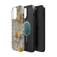 Thumbnail for White and Yellow Floral MagSafe Tough Cases for iPhone 13, iPhone 13 Mini, iPhone 13 Pro, & iPhone 13 Pro Max