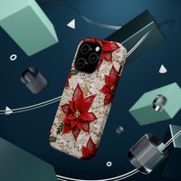 Thumbnail for Christmas Poinsettia MagSafe Tough Cases for iPhone 14, iPhone 14 Pro, iPhone 14 Plus, and iPhone 14 Pro Max