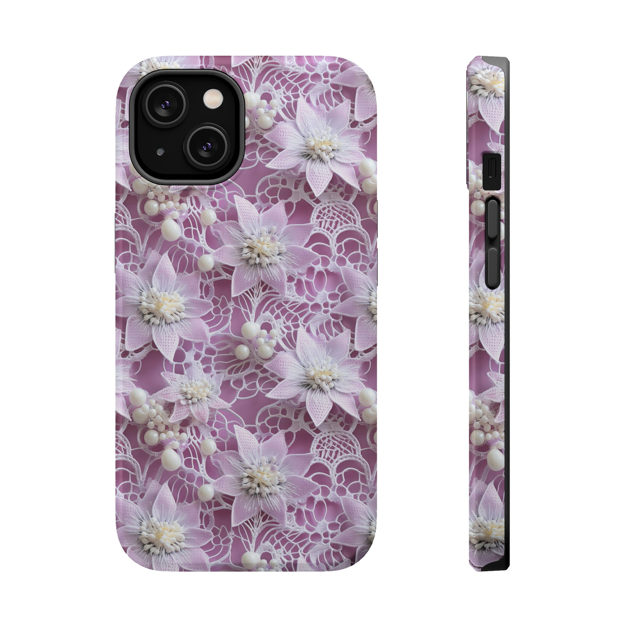 Coquette Clematis MagSafe Tough Cases for iPhone 14, iPhone 14 Pro, iPhone 14 Plus, and iPhone 14 Pro Max