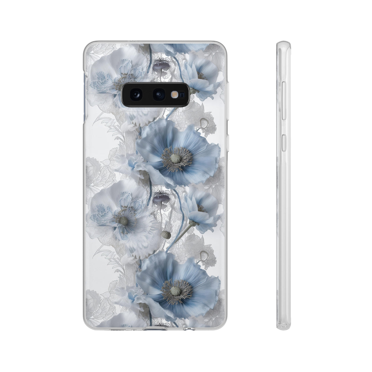 Himalayan Blue Poppy - Flexi Cases for Samsung Galaxy S23, Samsung Galaxy S23 Plus, and Samsung Galaxy S23 Ultra