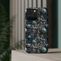 Thumbnail for Sea Foam Lace and Pearls MagSafe Tough Cases for iPhone 14, iPhone 14 Pro, iPhone 14 Plus, and iPhone 14 Pro Max