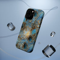 Thumbnail for Gemstones and Gold Lace MagSafe Tough Cases for iPhone 13, iPhone 13 Mini, iPhone 13 Pro, and iPhone 13 Pro Max.