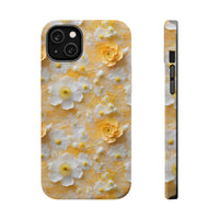 Thumbnail for Yellow Floral MagSafe Tough Cases for iPhone 14, iPhone 14 Pro, iPhone 14 Plus, and iPhone 14 Pro Max