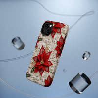 Thumbnail for Christmas Poinsettia MagSafe Tough Cases for iPhone 14, iPhone 14 Pro, iPhone 14 Plus, and iPhone 14 Pro Max