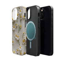 Thumbnail for Daisy MagSafe Tough Cases for iPhone 13, iPhone 13 Mini, iPhone 13 Pro, and iPhone 13 Pro Max.