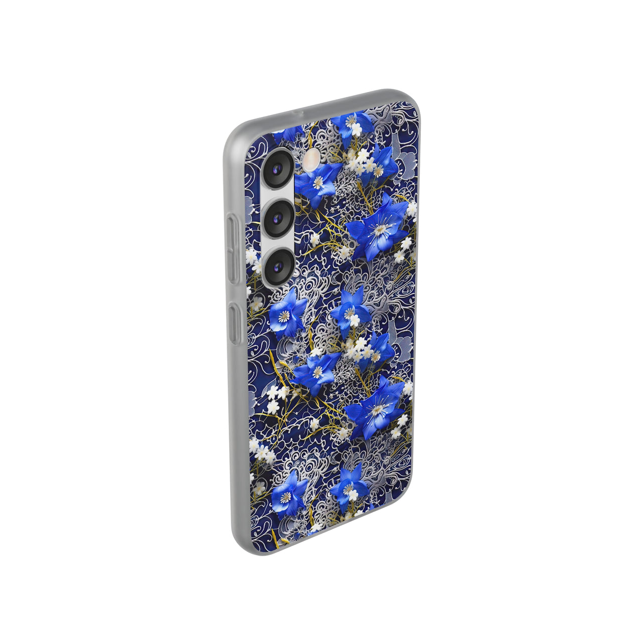 Cerulean Elegance - Flexi Cases for Samsung Galaxy S23, Samsung Galaxy S23 Plus, and Samsung Galaxy S23 Ultra