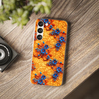 Thumbnail for Royal Ryukyu Blossoms - Flexi Cases for Samsung Galaxy S23, Samsung Galaxy S23 Plus, and Samsung Galaxy S23 Ultra