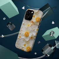Thumbnail for Yellow and White Floral MagSafe Tough Cases for iPhone 14, iPhone 14 Pro, iPhone 14 Plus, and iPhone 14 Pro Max