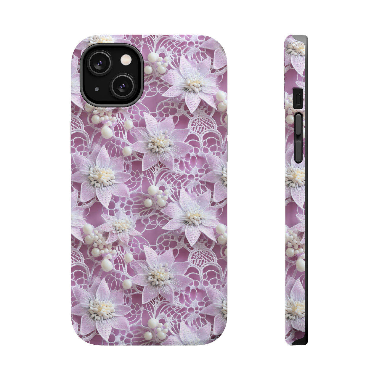 Coquette Clematis MagSafe Tough Cases for iPhone 14, iPhone 14 Pro, iPhone 14 Plus, and iPhone 14 Pro Max