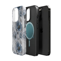 Thumbnail for Himalayan Blue Poppy MagSafe Tough Cases for iPhone 13, iPhone 13 Mini, iPhone 13 Pro, and iPhone 13 Pro Max.
