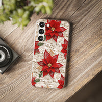 Thumbnail for Christmas Poinsettia - Flexi Cases for Samsung Galaxy S23, Samsung Galaxy S23 Plus, and Samsung Galaxy S23 Ultra