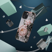 Thumbnail for Pink Peony MagSafe Tough Cases for iPhone 13, iPhone 13 Mini, iPhone 13 Pro, and iPhone 13 Pro Max.