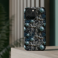 Thumbnail for Sea Foam Lace and Pearls MagSafe Tough Cases for iPhone 14, iPhone 14 Pro, iPhone 14 Plus, and iPhone 14 Pro Max
