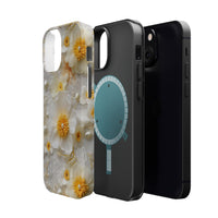 Thumbnail for White and Yellow Floral MagSafe Tough Cases for iPhone 13, iPhone 13 Mini, iPhone 13 Pro, & iPhone 13 Pro Max