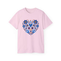 Thumbnail for Flower Heart Unisex Ultra Cotton Tee