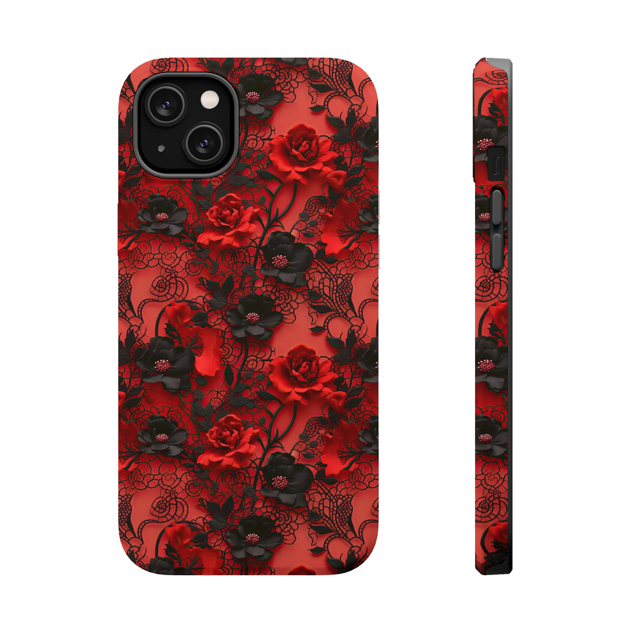 Gothic Rose MagSafe Tough Cases for iPhone 14, iPhone 14 Pro, iPhone 14 Plus, and iPhone 14 Pro Max