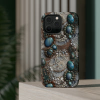 Thumbnail for Boho Agate and Lace MagSafe Tough Cases for iPhone 14, iPhone 14 Pro, iPhone 14 Plus, and iPhone 14 Pro Max