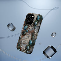 Thumbnail for Boho Agate and Lace MagSafe Tough Cases for iPhone 14, iPhone 14 Pro, iPhone 14 Plus, and iPhone 14 Pro Max