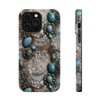Thumbnail for Boho Agate and Lace MagSafe Tough Cases for iPhone 14, iPhone 14 Pro, iPhone 14 Plus, and iPhone 14 Pro Max