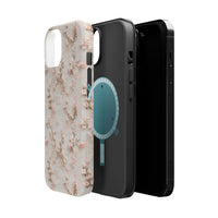 Thumbnail for White Lace and Cherry Blossoms MagSafe Tough Cases for iPhone 14, iPhone 14 Pro, iPhone 14 Plus, and iPhone 14 Pro Max