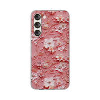 Thumbnail for Floral Champagne Toast - Flexi Cases for Samsung Galaxy S23, Samsung Galaxy S23 Plus, and Samsung Galaxy S23 Ultra
