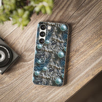 Thumbnail for Sea Foam Lace and Pearls - Flexi Cases for Samsung Galaxy S23, Samsung Galaxy S23 Plus, and Samsung Galaxy S23 Ultra
