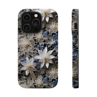 Thumbnail for Vintage Lace and Clematis MagSafe Tough Cases for iPhone 14, iPhone 14 Pro, iPhone 14 Plus, and iPhone 14 Pro Max