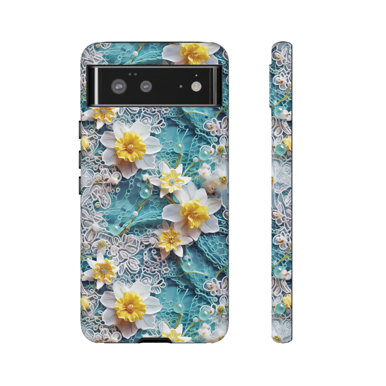 Daffodil for March Birthday - Tough Case for Google Pixel 6 and Google Pixel 6 Pro