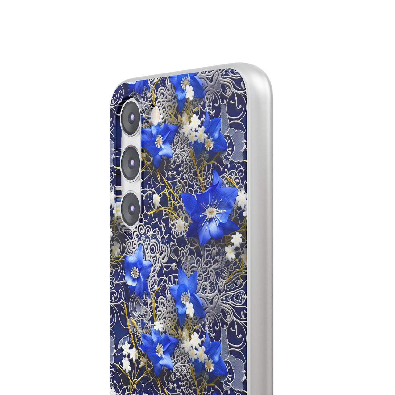 Cerulean Elegance - Flexi Cases for Samsung Galaxy S23, Samsung Galaxy S23 Plus, and Samsung Galaxy S23 Ultra