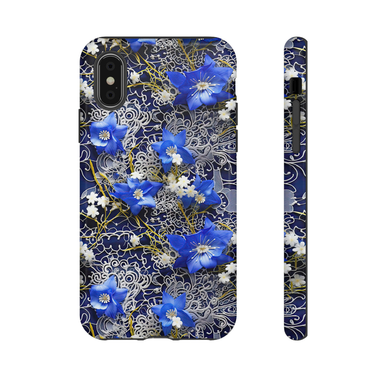 Cerulean Elegance Tough Cases for iPhone X, iPhone XR, iPhone XS, and iPhone XS MAX