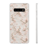 Thumbnail for White Lace and Cherry Blossoms - Flexi Cases for Samsung Galaxy S10, Samsung Galaxy S10E, & Samsung Galaxy S10 Plus