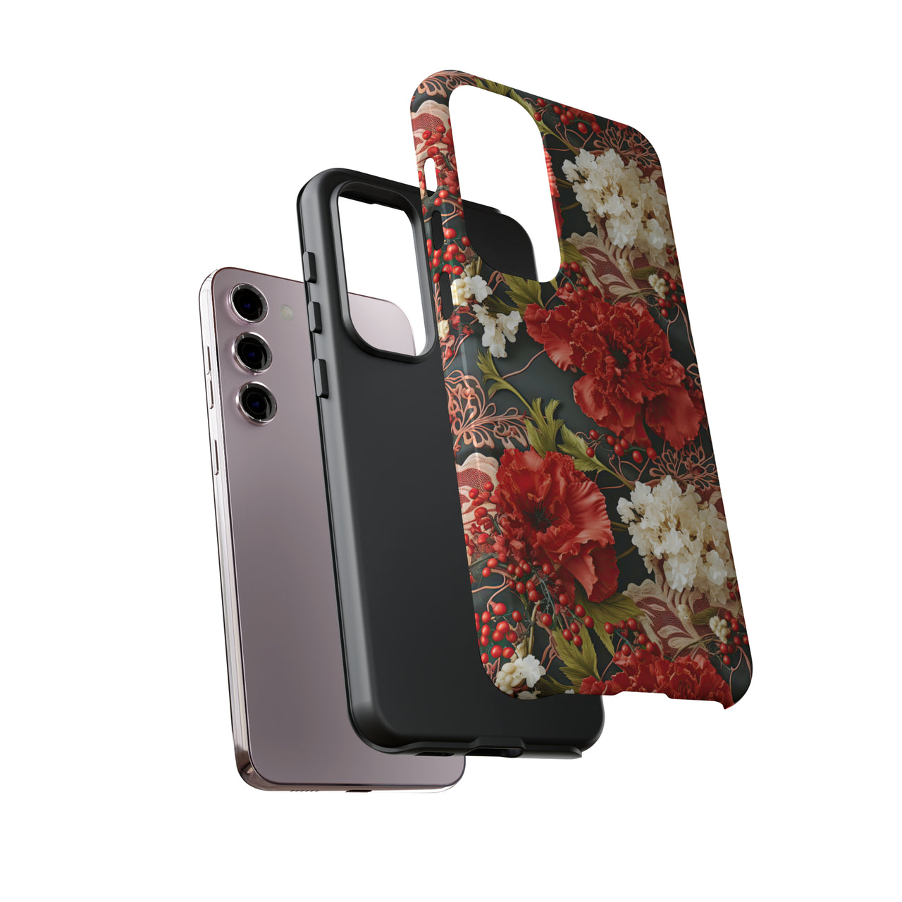 Carnation for January Birthday - Tough Case for Samsung Galaxy S23, Samsung Galaxy S23 Plus, and Samsung Galaxy S23 Ultra