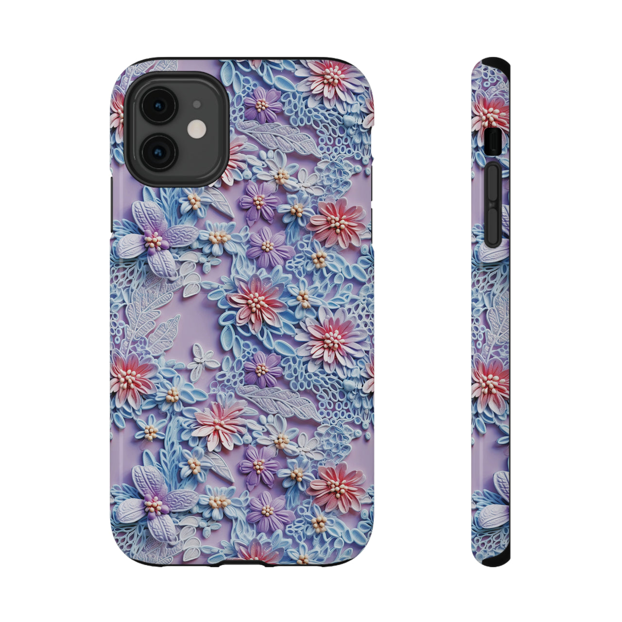 Cotton Candy Meadow - Impact-Resistant Cases for iPhone 11, iPhone 11 Pro, and iPhone 11 Pro Max. Supports Wireless Charging.