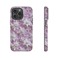 Thumbnail for Pink Coquette Clematis Tough Case for iPhone 15, iPhone 15 Pro, iPhone 15 Plus, and iPhone 15 Pro Max