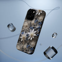 Thumbnail for Vintage Lace and Clematis MagSafe Tough Cases for iPhone 13, iPhone 13 Mini, iPhone 13 Pro, and iPhone 13 Pro Max.