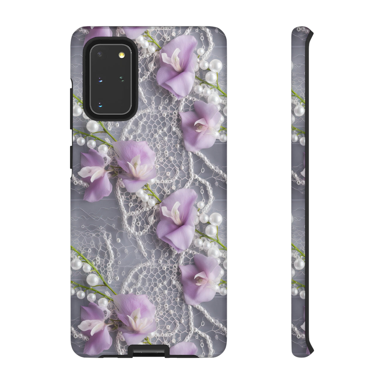 Purple Sweet Pea Tough Case for Samsung Galaxy S20, Samsung Galaxy S20+, Samsung Galaxy S20 Ultra, and Samsung Galaxy S20 FE