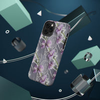 Thumbnail for Purple Sweet Pea Impact-Resistant Cases for iPhone 11, iPhone 11 Pro, and iPhone 11 Pro Max. Supports Wireless Charging.