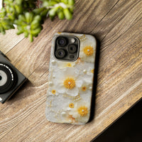 Thumbnail for Yellow and White Floral Tough Case for iPhone 15, iPhone 15 Pro, iPhone 15 Plus, and iPhone 15 Pro Max