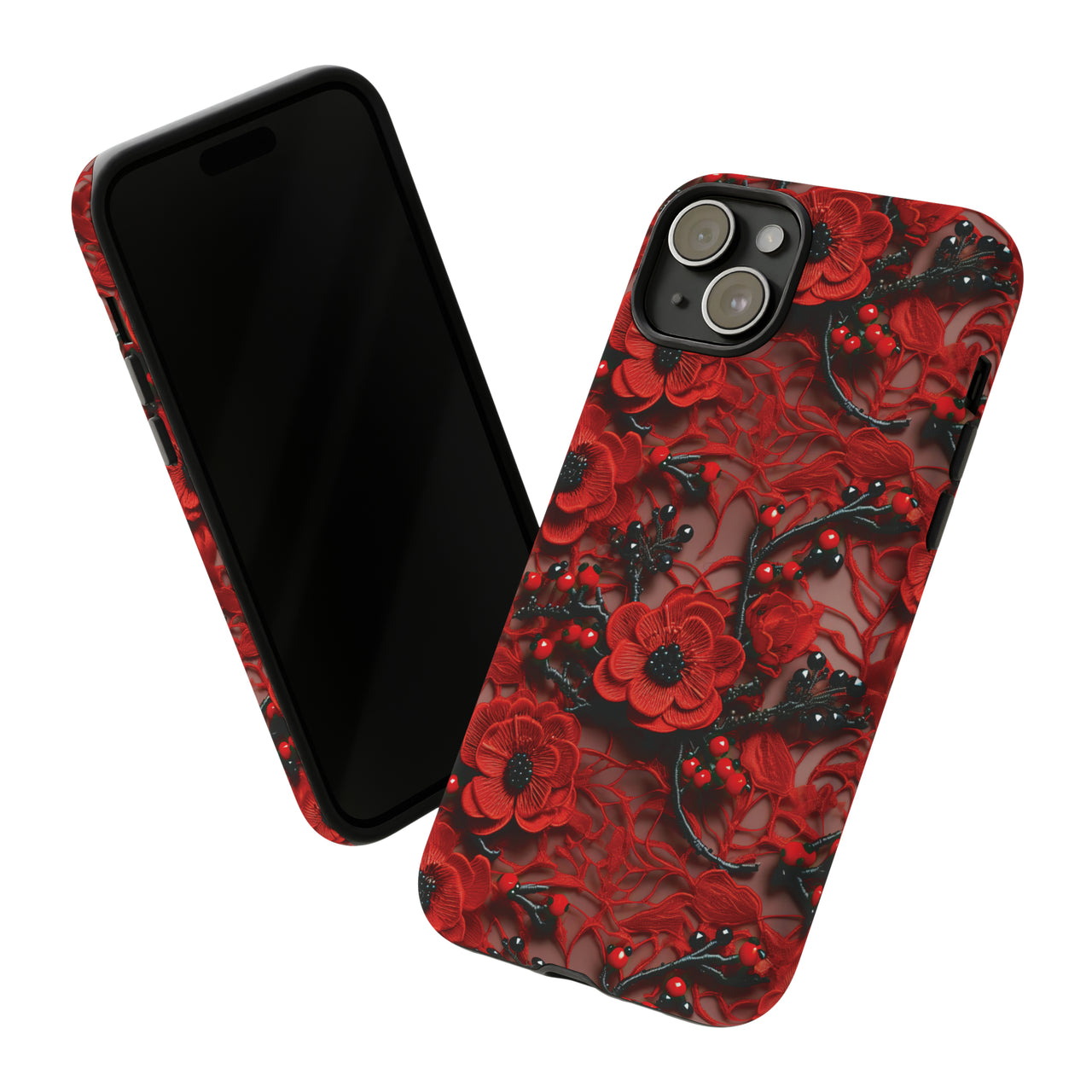 Scarlet Temptation Tough Case for iPhone 15, iPhone 15 Pro, iPhone 15 Plus, and iPhone 15 Pro Max