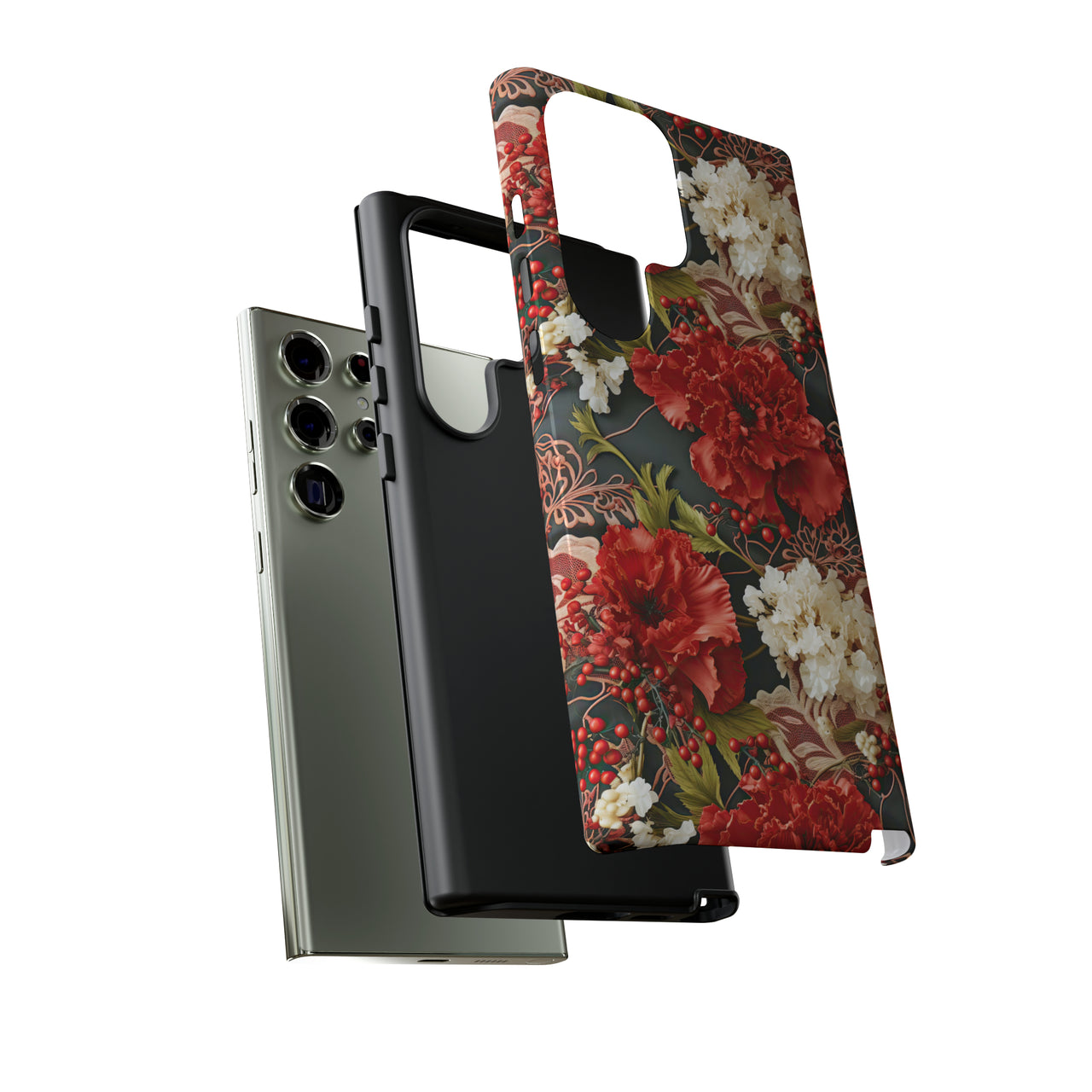 Carnation for January Birthday - Tough Case for Samsung Galaxy S23, Samsung Galaxy S23 Plus, and Samsung Galaxy S23 Ultra