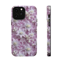 Thumbnail for Coquette Clematis MagSafe Tough Cases for iPhone 13, iPhone 13 Mini, iPhone 13 Pro, and iPhone 13 Pro Max.