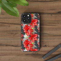 Thumbnail for *Clear Case* Enchanting Amaryllis - iPhone 13, iPhone 13 Mini, iPhone 13 Pro, iPhone 13 Pro Max - Supports Wireless Charging