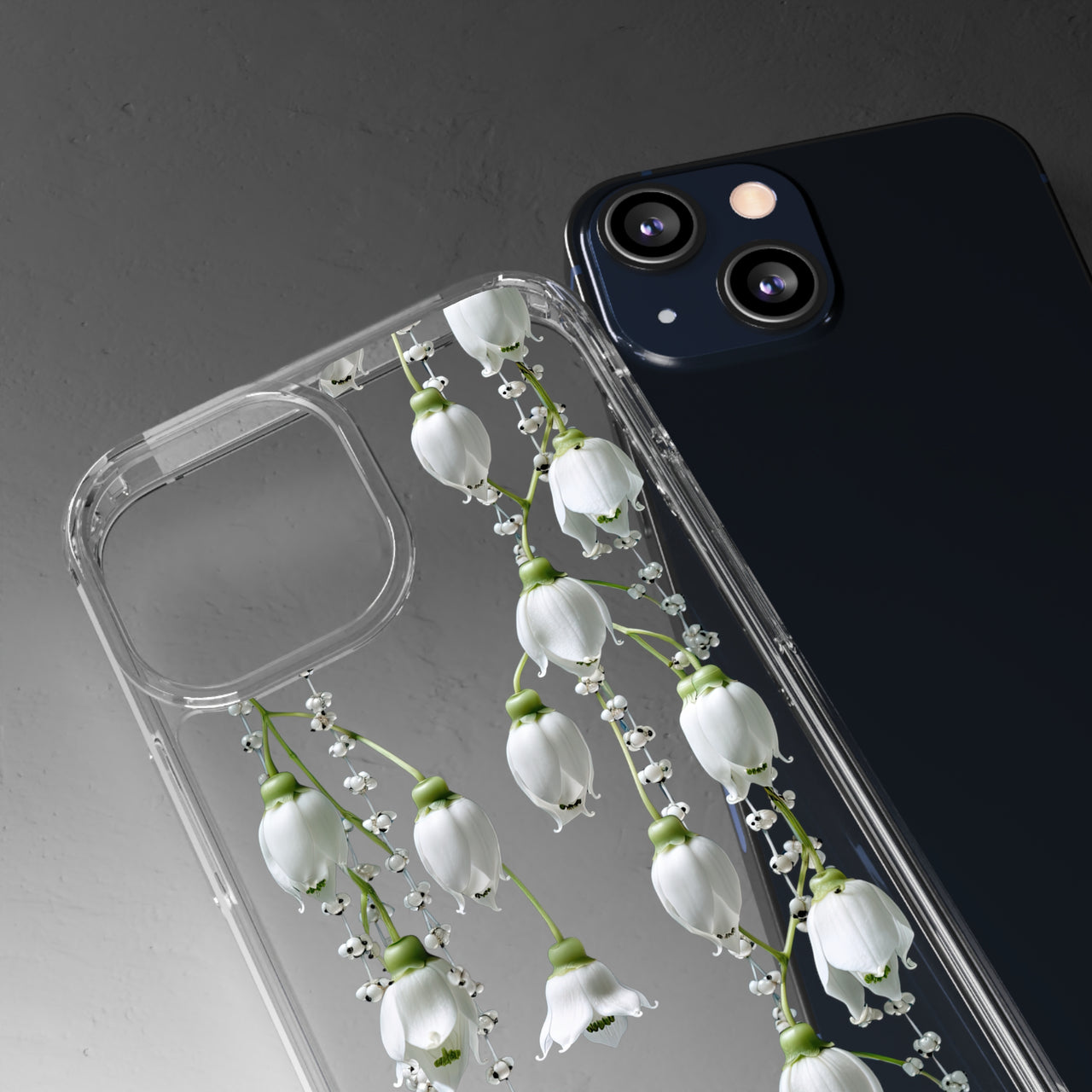 *Clear Case* Canterbury Bells - iPhone 13, iPhone 13 Mini, iPhone 13 Pro, iPhone 13 Pro Max - Supports Wireless Charging