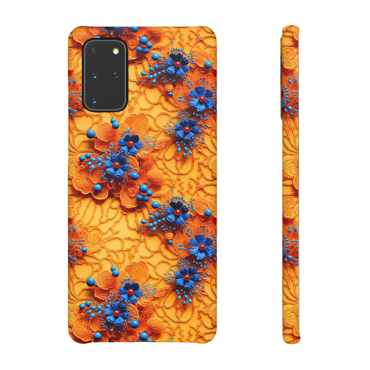 Royal Ryukyu Blossoms - Snap Case for Samsung Galaxy S20, Samsung Galaxy S20+, Samsung Galaxy S20 Ultra, & Samsung Galaxy S20 FE