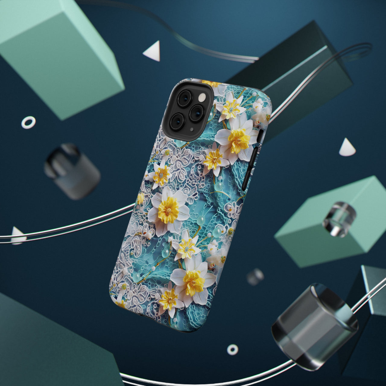 Daffodil for March Birthday - Impact-Resistant Cases for iPhone 11, iPhone 11 Pro, and iPhone 11 Pro Max. Supports Wireless Charging.