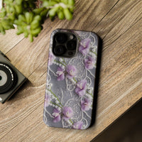 Thumbnail for Purple Sweet Pea - MagSafe Tough Case for iPhone 15, iPhone 15 Pro, iPhone 15 Plus, & iPhone 15 Pro Max